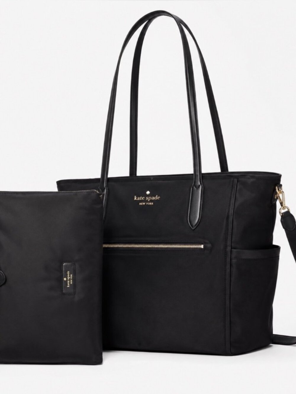 Kate Spade // Chelsea Baby Diaper Tote Bag // Black - EUC